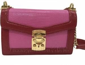 全新Miu Miu 5BD083 蜥紋錬袋