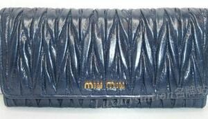 全新Miu Miu 5M1109 2E2W F0016 牛皮 Wallet